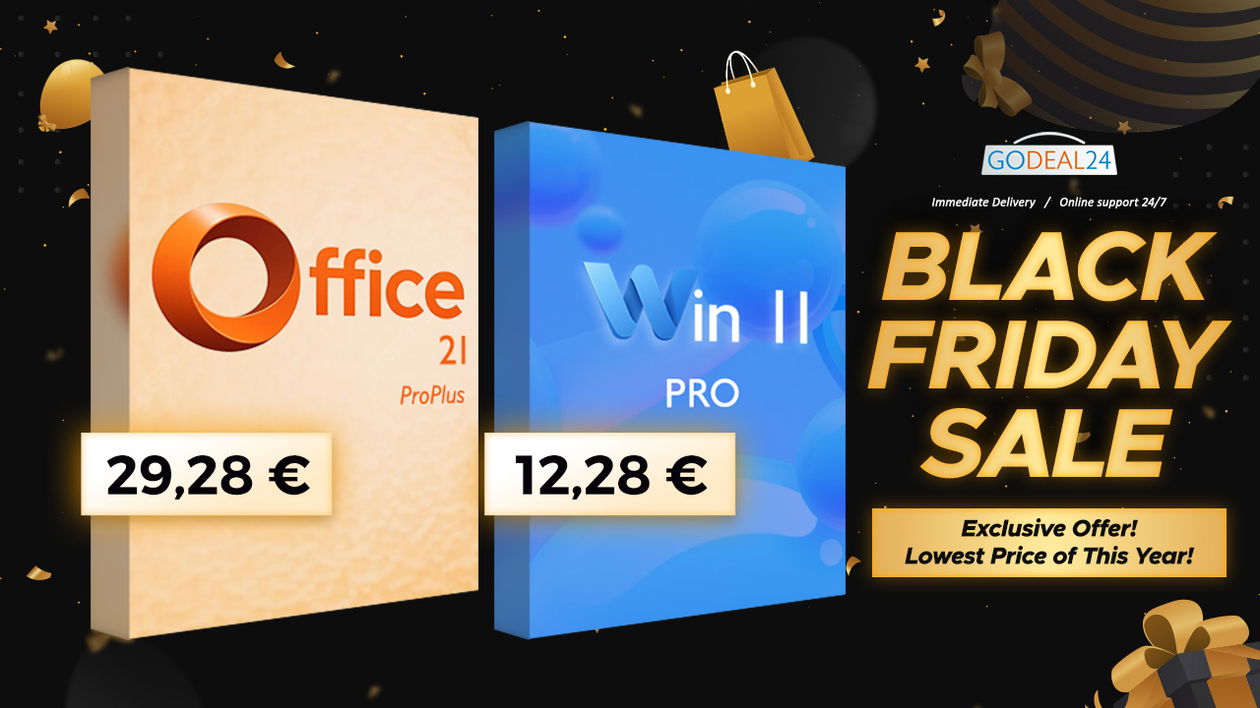 Immagine di Prezzo più basso dell’anno: con il Black Friday, Windows 11 a 12€ e Office 2021 a 29€