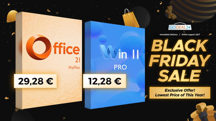 Immagine di Prezzo più basso dell’anno: con il Black Friday, Windows 11 a 12€ e Office 2021 a 29€