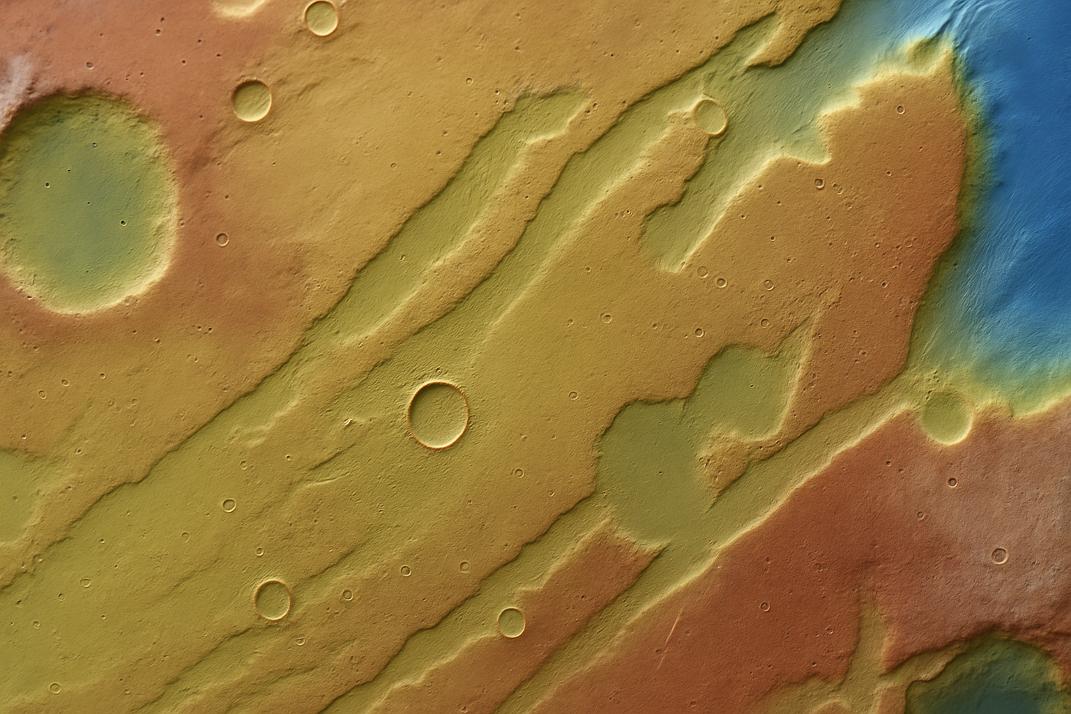 Marte era ghiacciato: le nuove immagini lo confermano