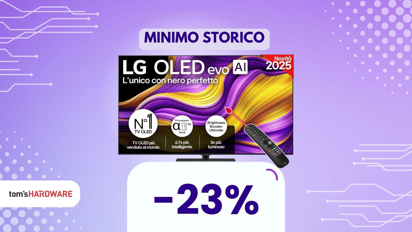 Sapevi che il Black Friday porta sconti anche sulla LG OLED G5 65"?