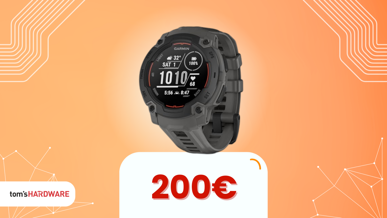 Perfetto per i tuoi allenamenti e super scontato! Il Garmin Instinct E oggi costa il 33% in meno