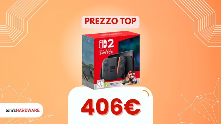 Immagine di Ritorna l’offerta: Nintendo Switch 2 + Mario Kart a 406€
