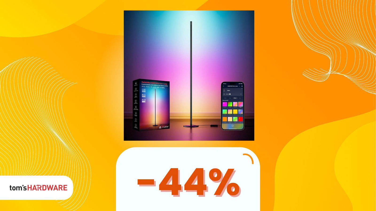 Quasi metà prezzo per questa lampada RGB! Perfetta per trasformare la vostra sala