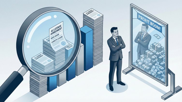 Immagine di L'IA fa risparmiare l'80% del tempo lavoro, secondo chi la vende