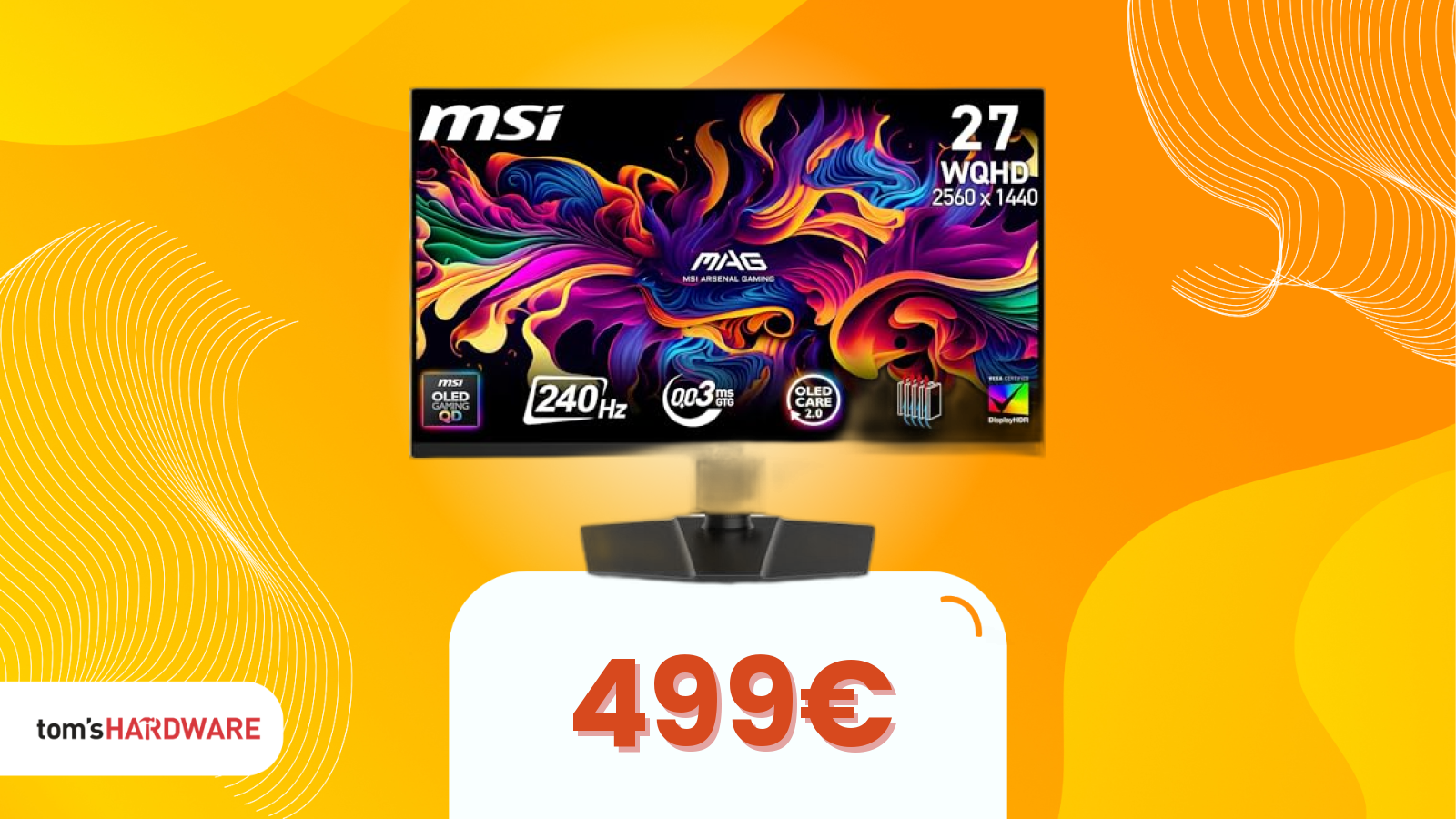 Corri: il monitor OLED è ancora sotto i 500€ all’ultimo giorno di Black Friday