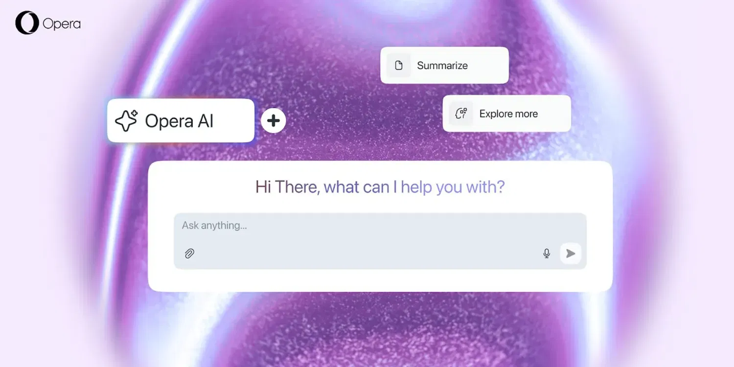 Opera integra l'AI di Google: ecco cosa cambia