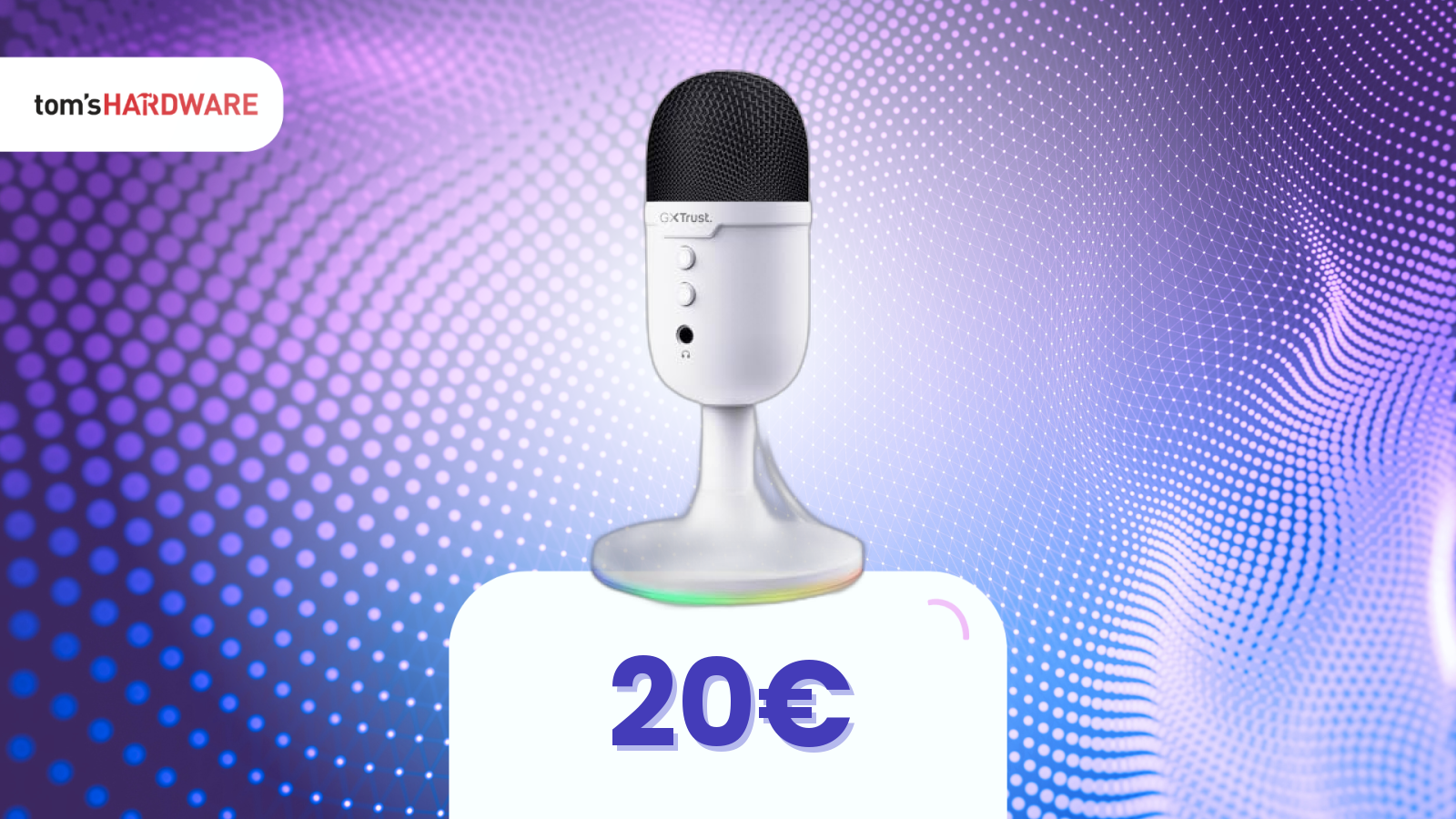 Il microfono economico che non sembra economico: 20€ e illuminazione RGB