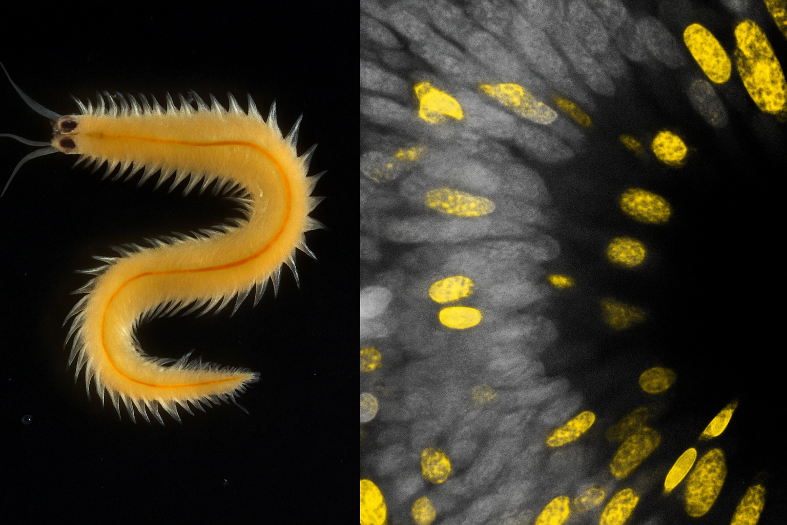 Vermi marini con occhi in crescita continua: ecco come fanno
