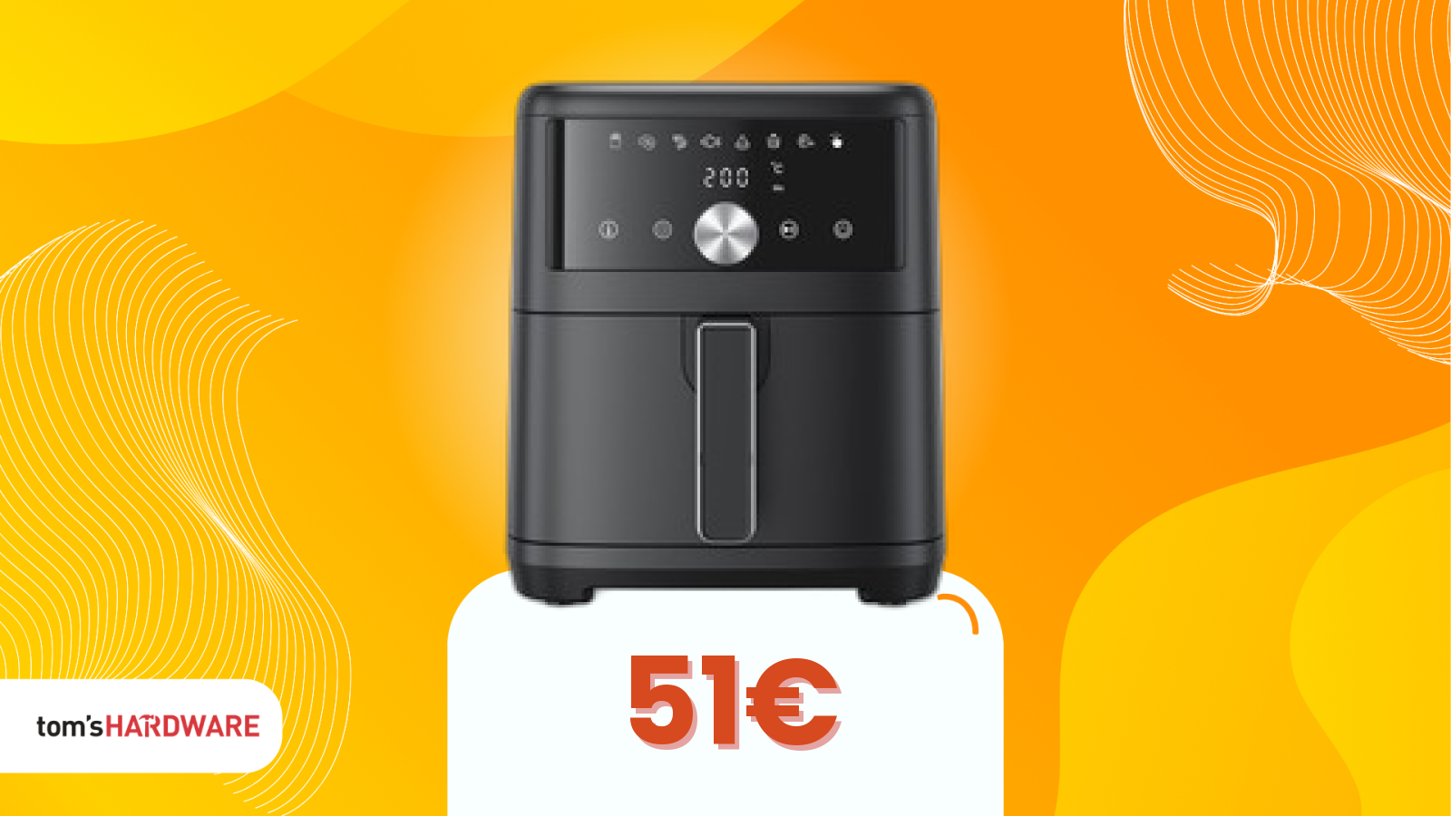 Non troverai friggitrici ad aria da 6 litri a 50€, tranne oggi su eBay