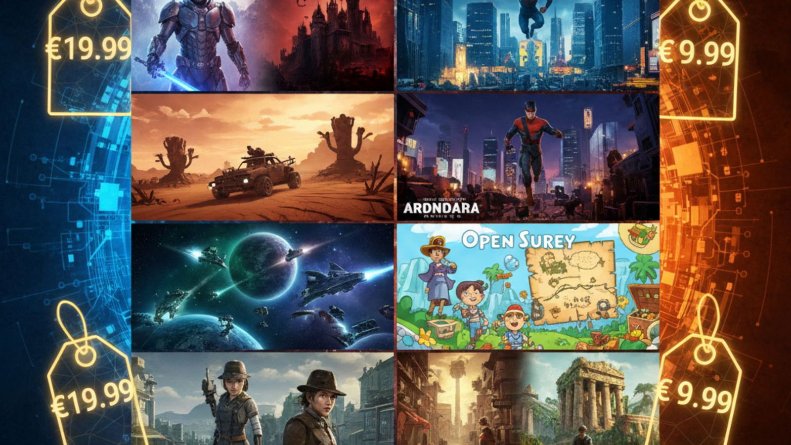 8 giochi tripla A che puoi giocare a meno di 20€/10€