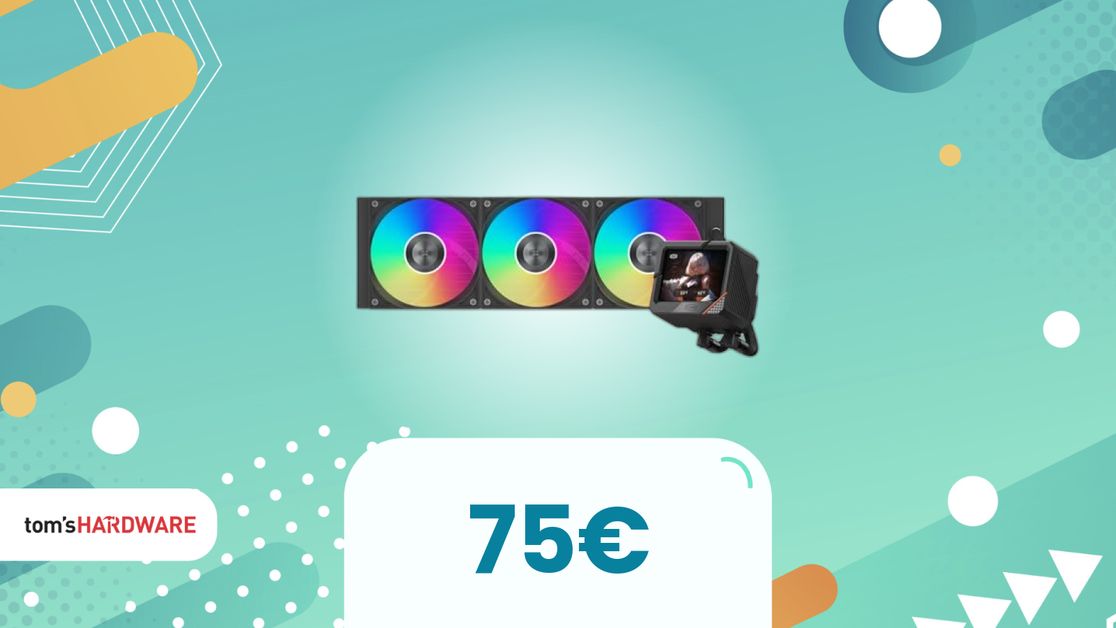 A 75€ non te lo aspetti: dissipatore a liquido con display in super offerta