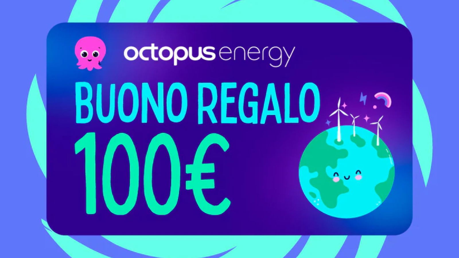 Arriva il buono regalo Octopus Energy per un Natale perfetto
