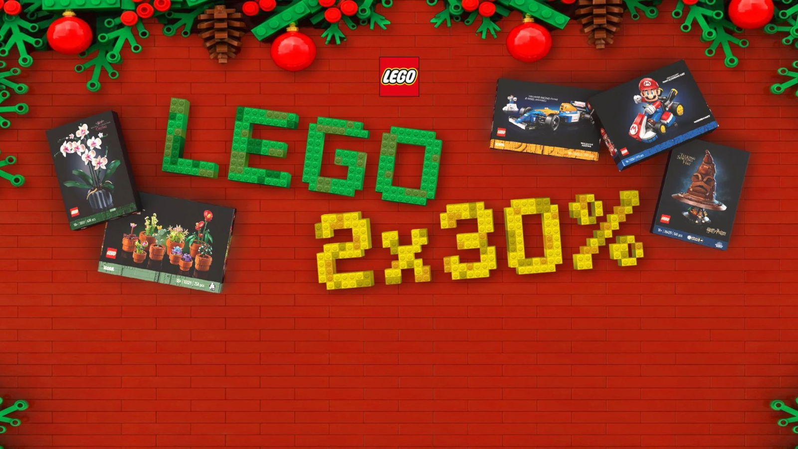 Doppio divertimento LEGO: 30% di sconto prendendo 2 set