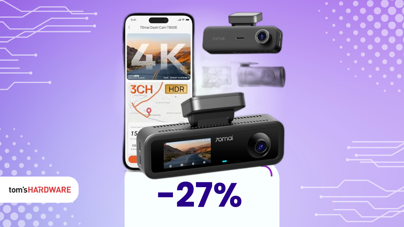 Immagine di La dash cam più moderna del momento: oggi la porti a casa al miglior prezzo