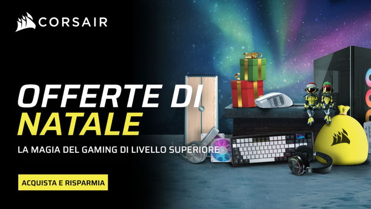 Immagine di Anche il tuo PC merita un regalo di Natale: arrivano gli sconti Corsair