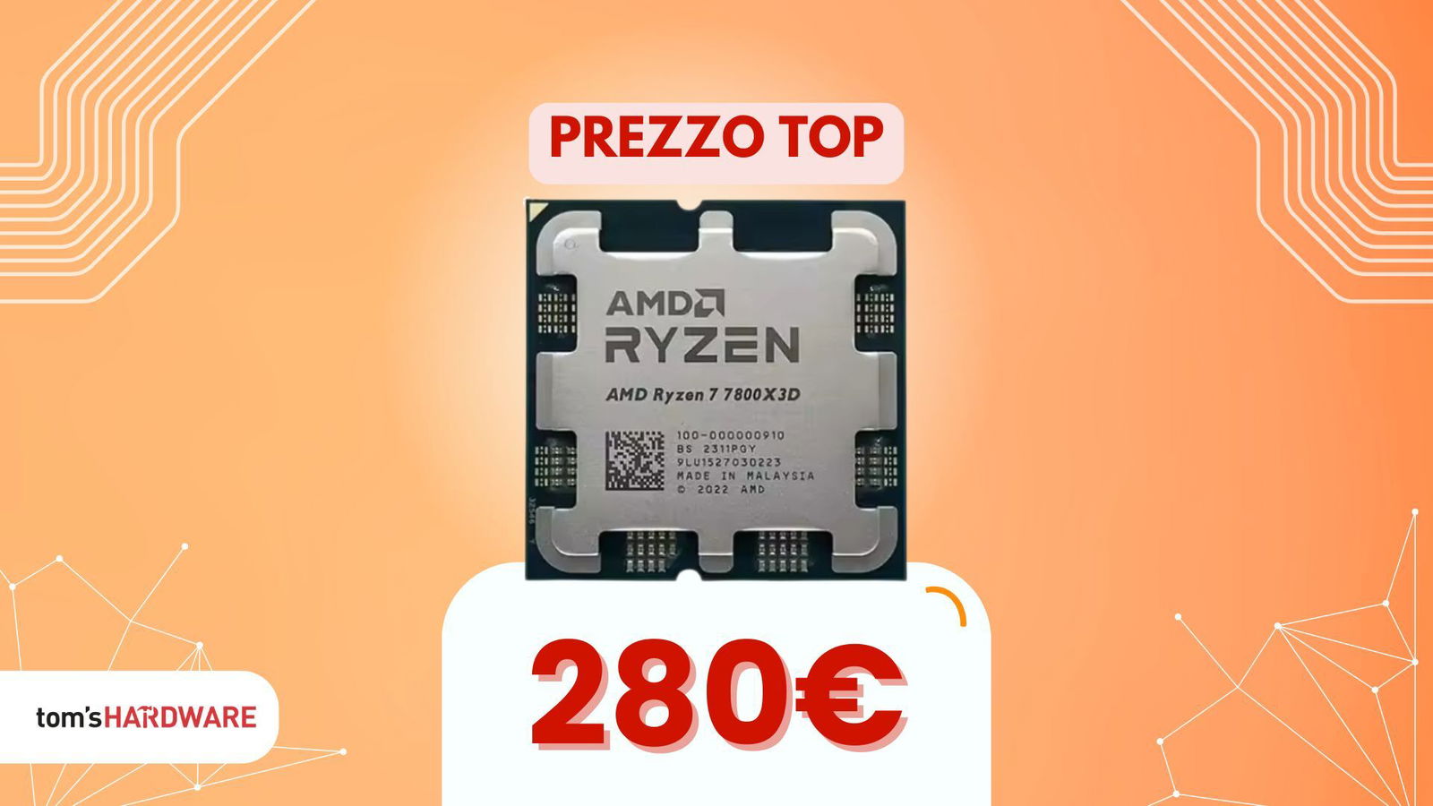 Dai una marcia in più al tuo PC! Il 7800X3D a 280€ prima di Natale