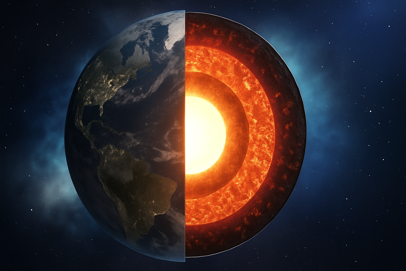 Scoperta una fase superionica nel cuore della Terra