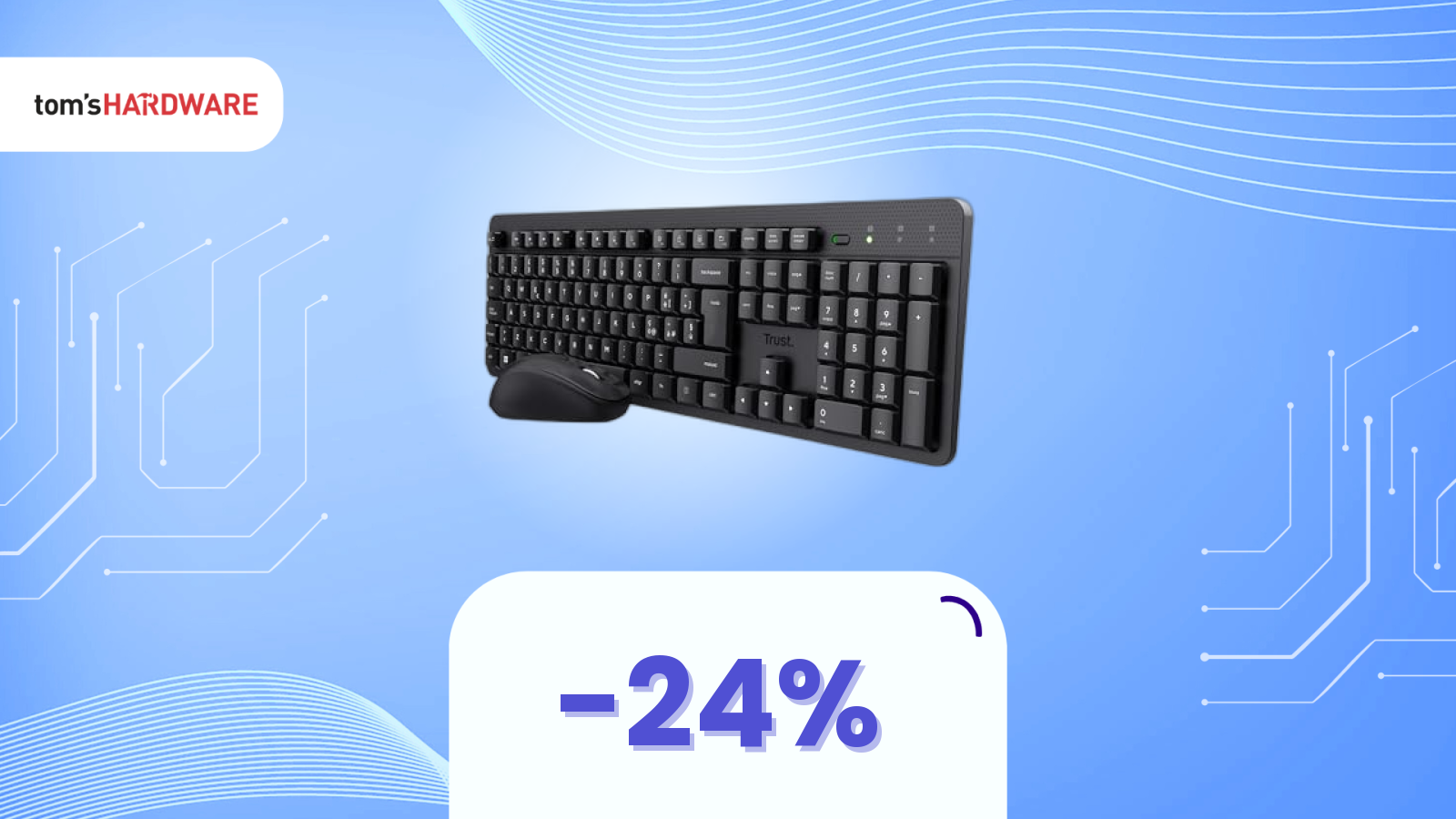 Mouse e tastiera ergonomici in kit: oggi li porti a casa per meno di 19€