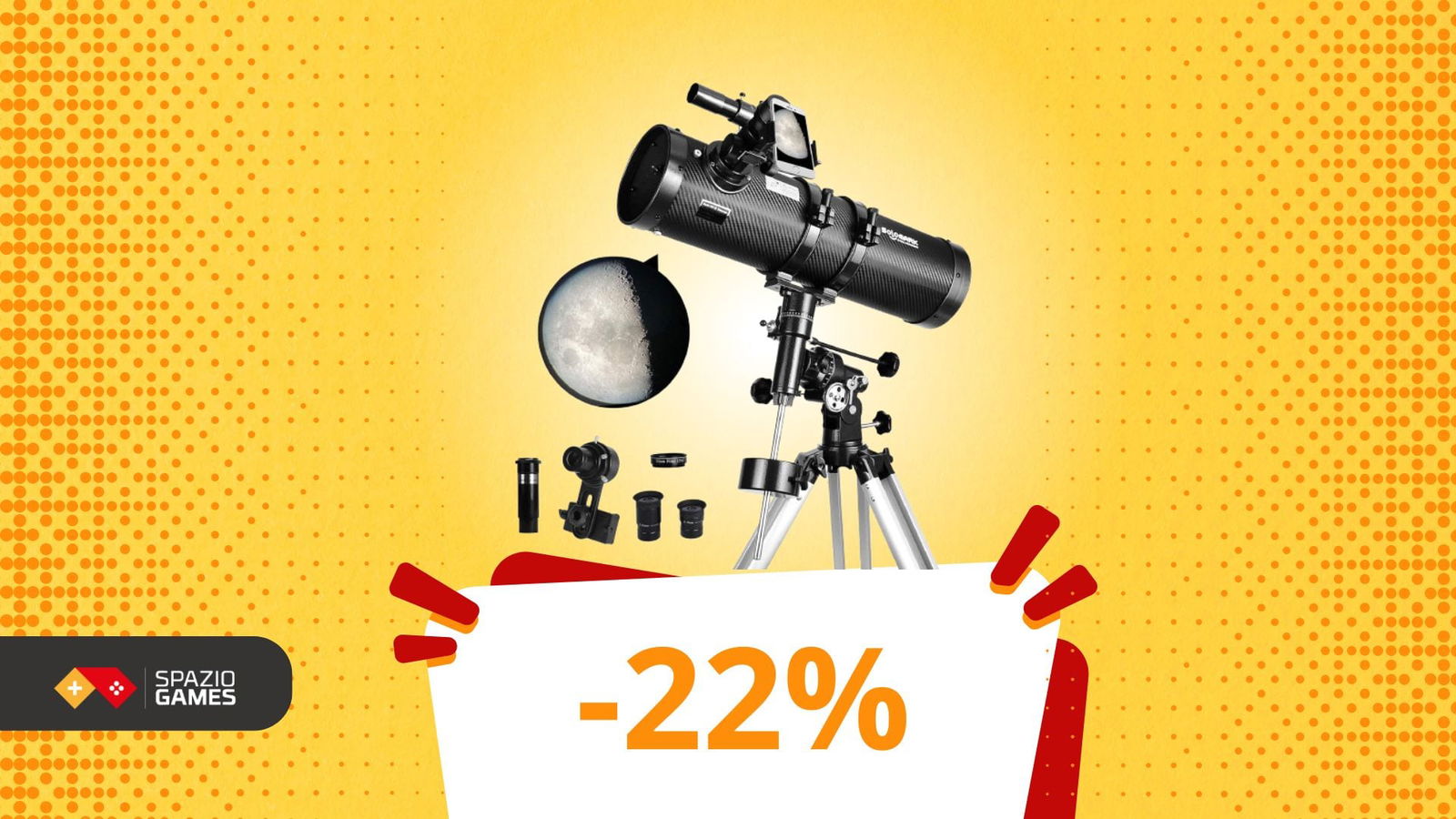 Amazon e il cielo: l'offerta del giorno per guardare le stelle