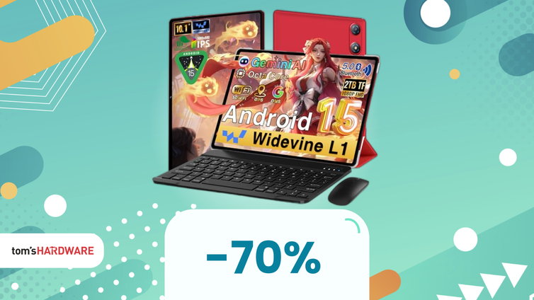 Immagine di Tablet aggiornato con Gemini AI a soli 90€, accessori inclusi!