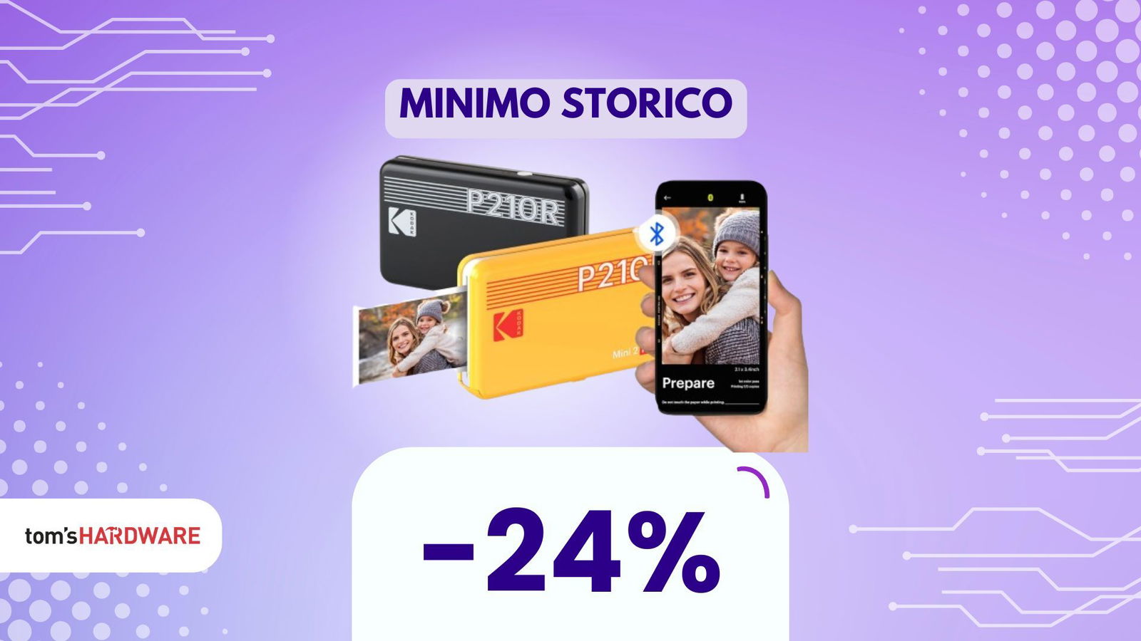 La KODAK che stampa dal telefono e ha già la carta prontissima