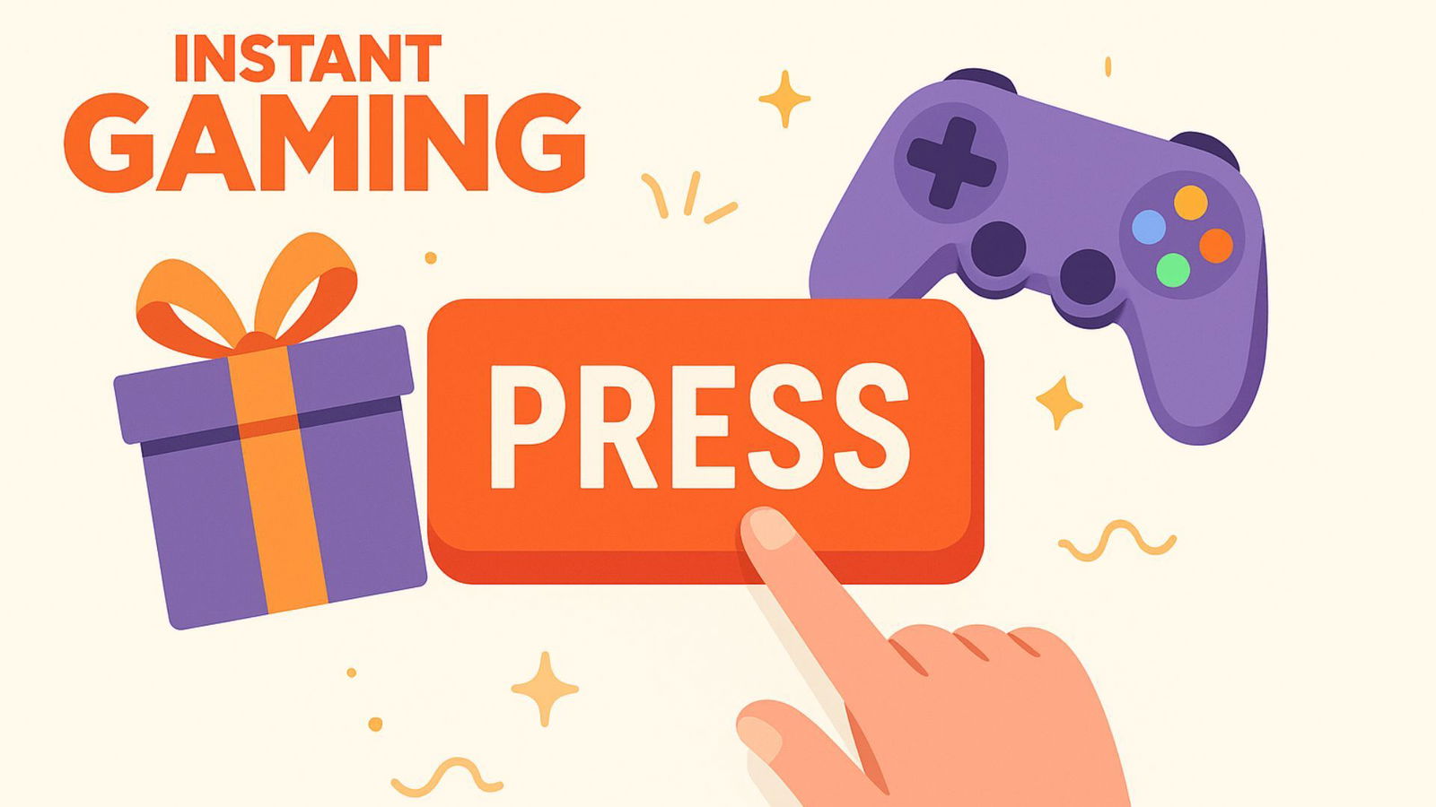 Instant Gaming regala un gioco a tua scelta! Premi il pulsante e incrocia le dita