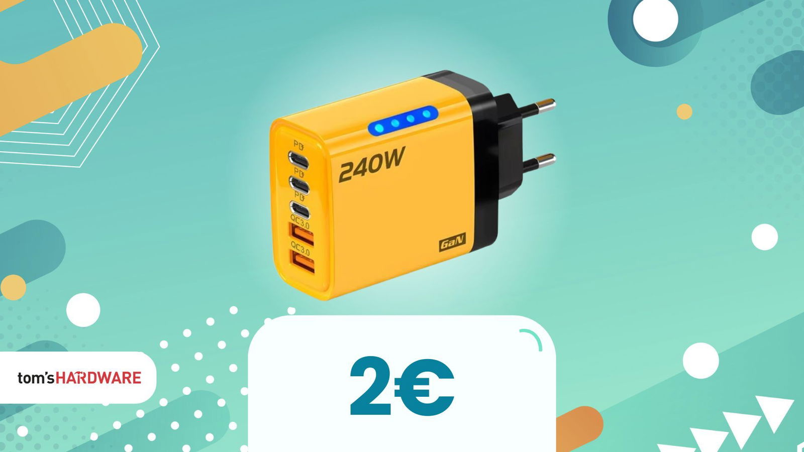 2€ per un caricatore da 240W, troppo bello per essere vero?