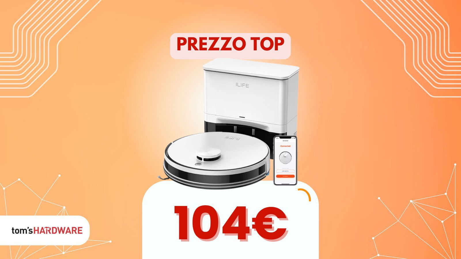 100€ per un robot aspirapolvere? Questo a 104€ sembra uscito da un film