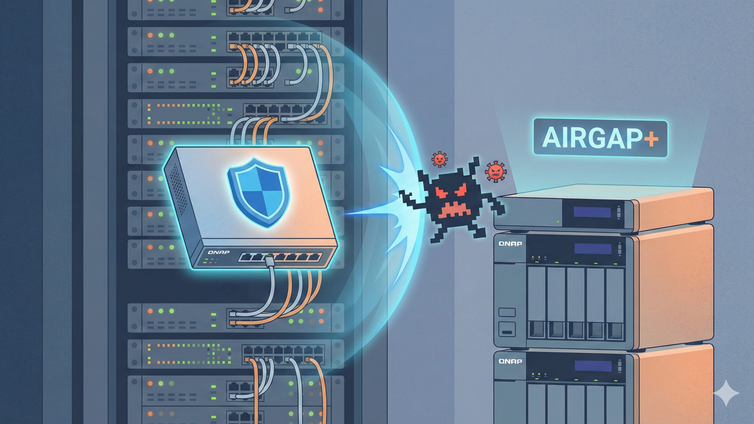 Immagine di QNAP estende Airgap+: ora anche gli switch proteggono il backup dal ransomware