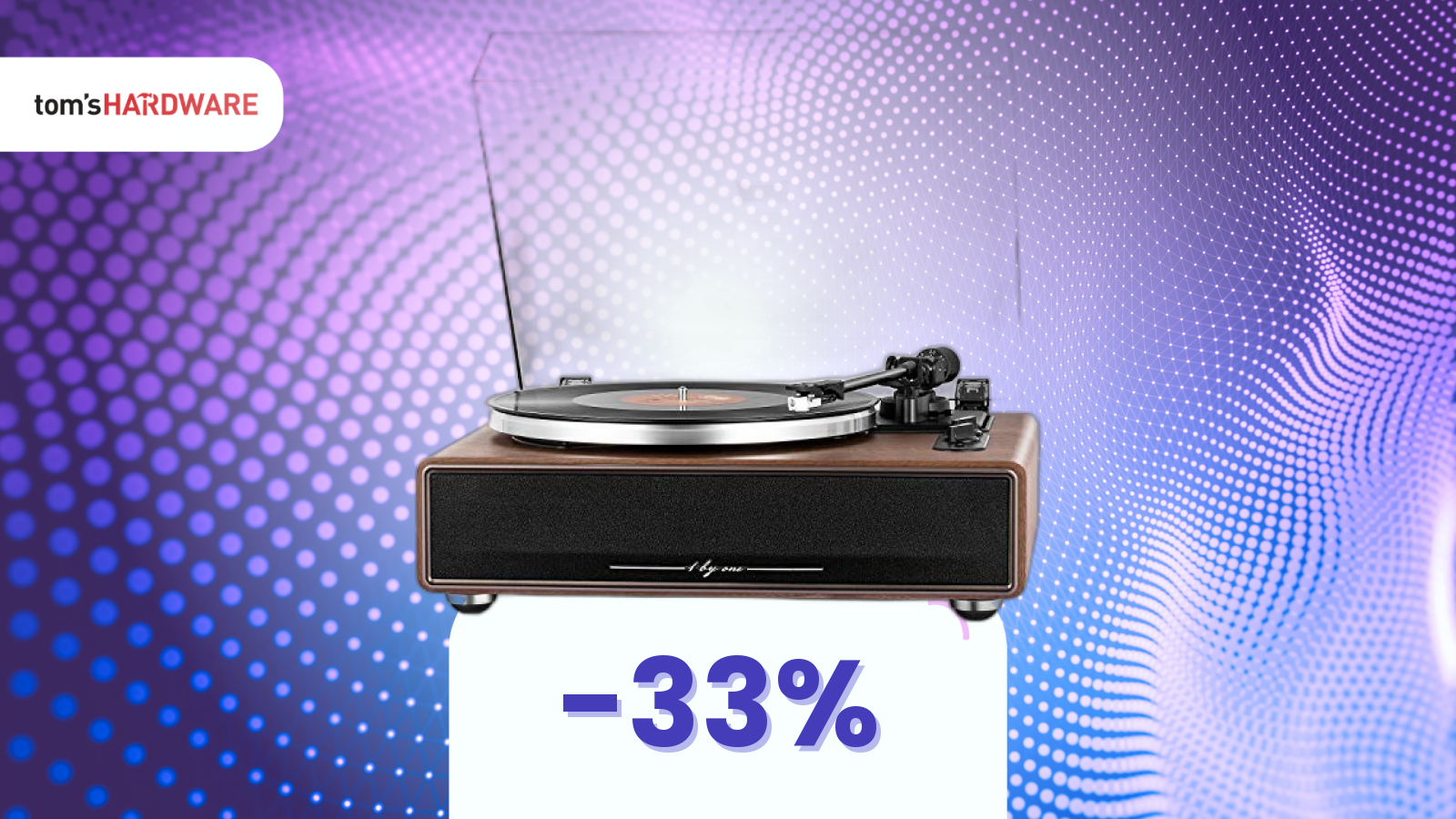 Modernità e stile in un giradischi, con uno sconto che non capita tutti i giorni