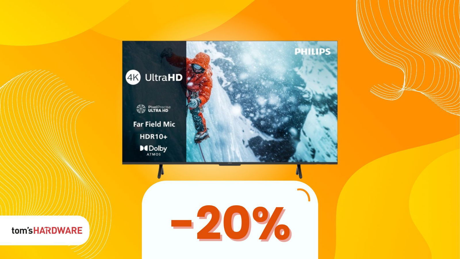 Una 55” Philips al prezzo di una TV anonima: l’affare Amazon del giorno