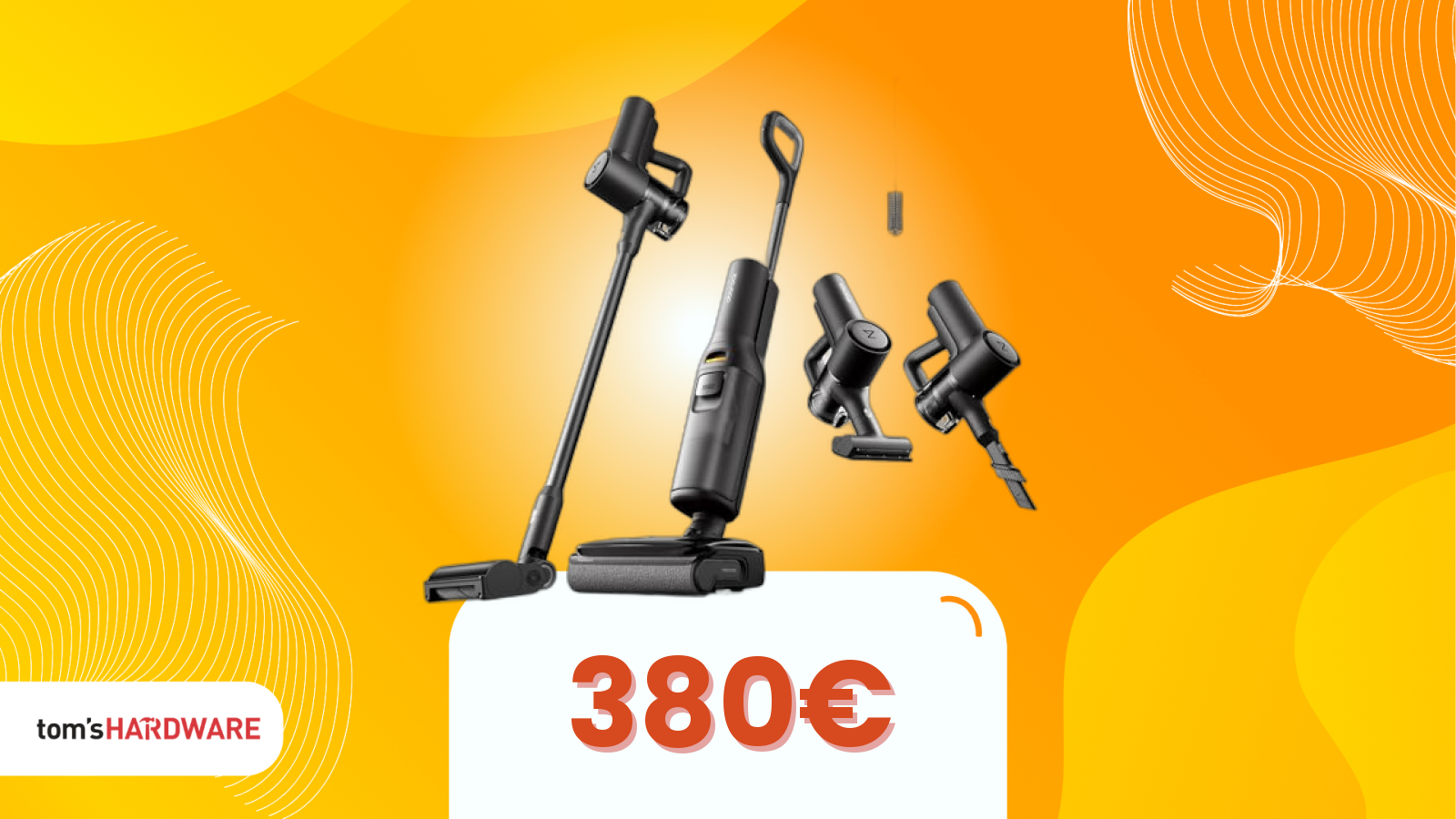 Dopo pranzo è un disastro? Questo lavapavimenti fa tutto da solo!