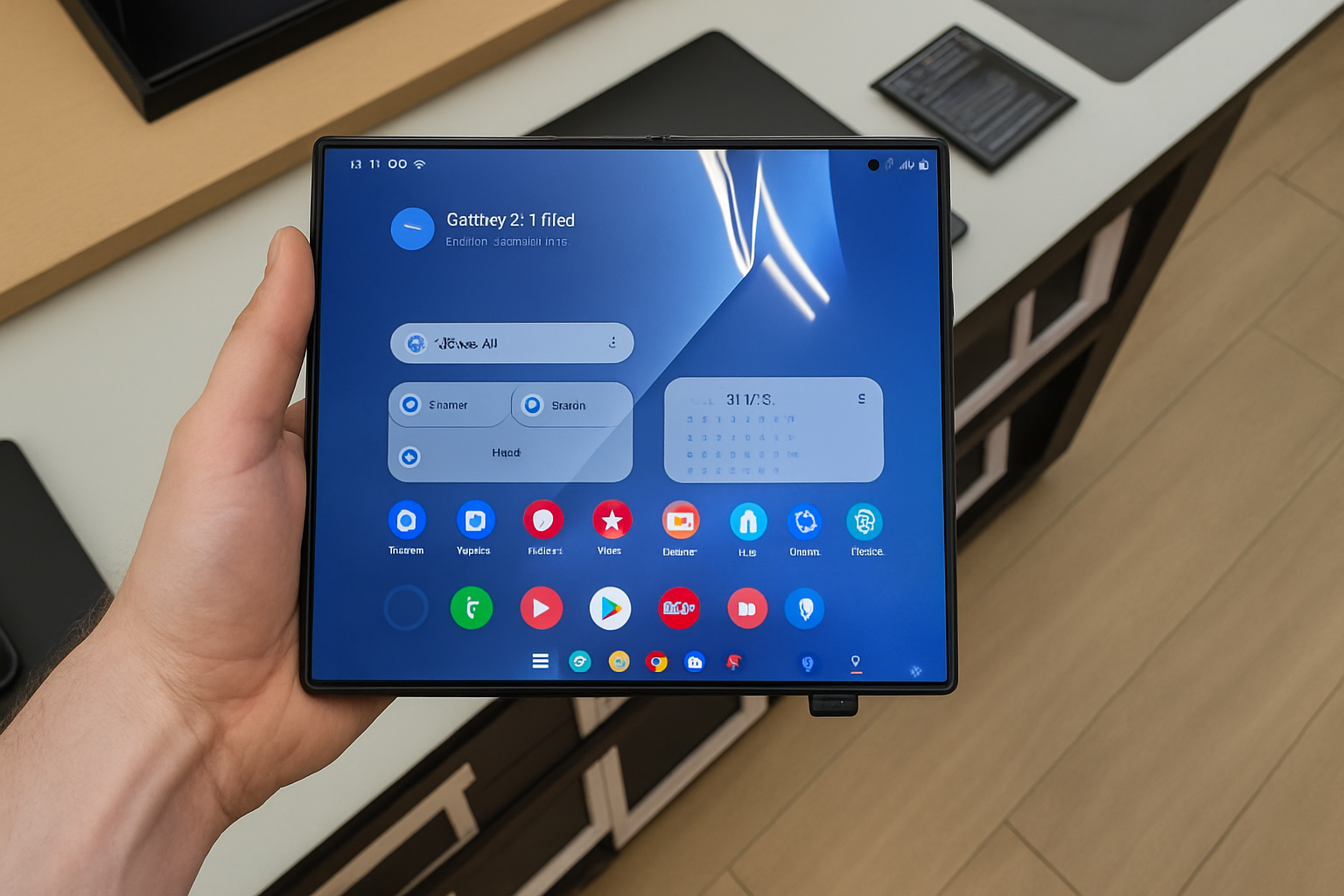 Galaxy Z TriFold: la ricarica wireless è stato l'elemento più difficile