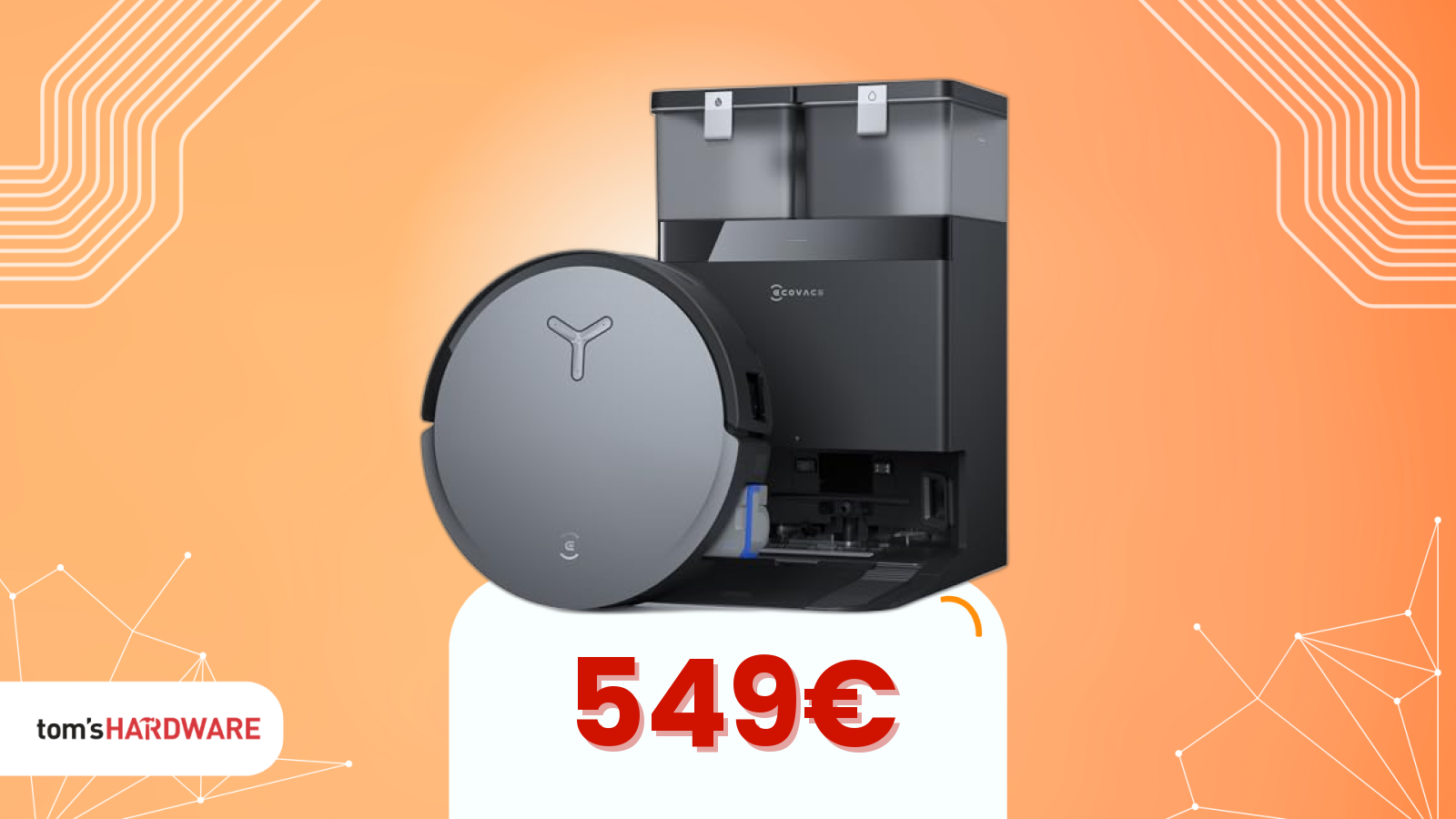 Prezzo al minimo per un ex top di gamma ECOVACS: sconto del 31%