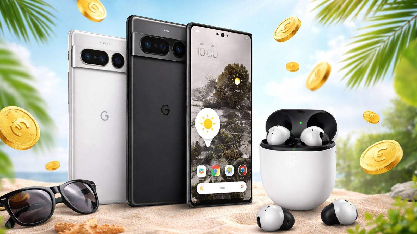 Pixel 10 Pro fa coppia con gli auricolari Google per un risparmio fino a 449€