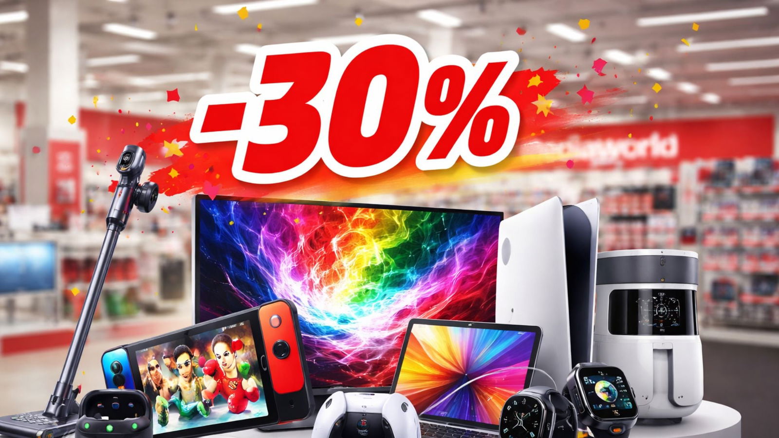 I 10 prodotti più convenienti da Mediaworld grazie al -30% MW Club