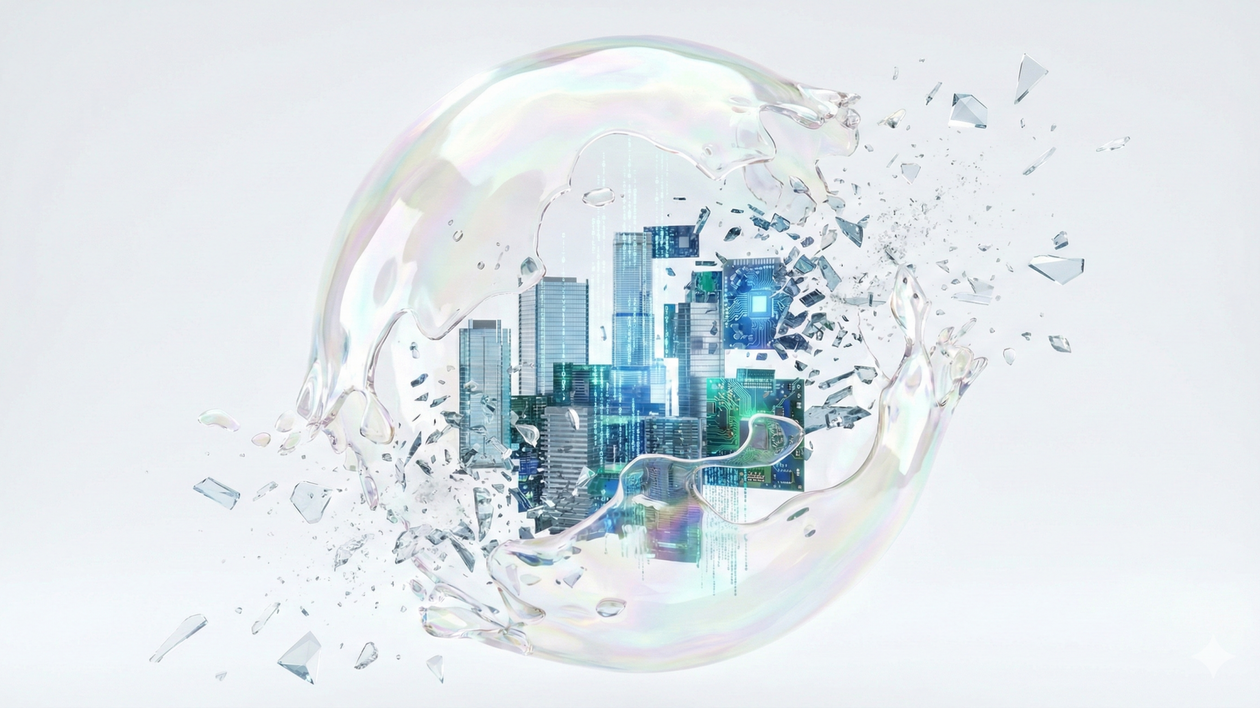 Immagine di Cosa succede se la bolla AI scoppia?