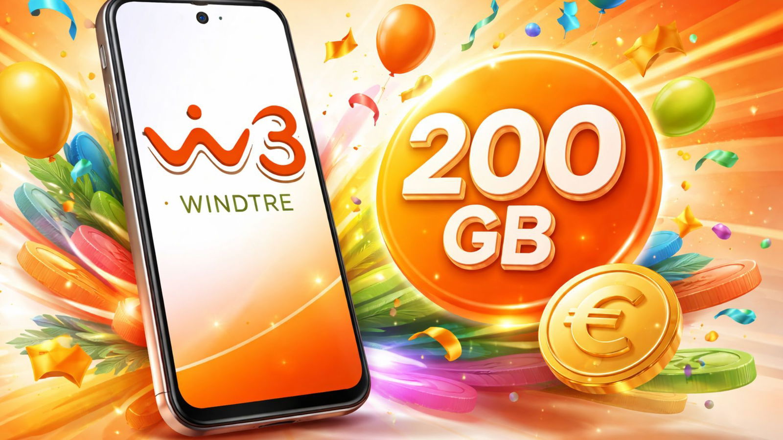 Hai lasciato WINDTRE? Torna ora: 200GB a 6€
