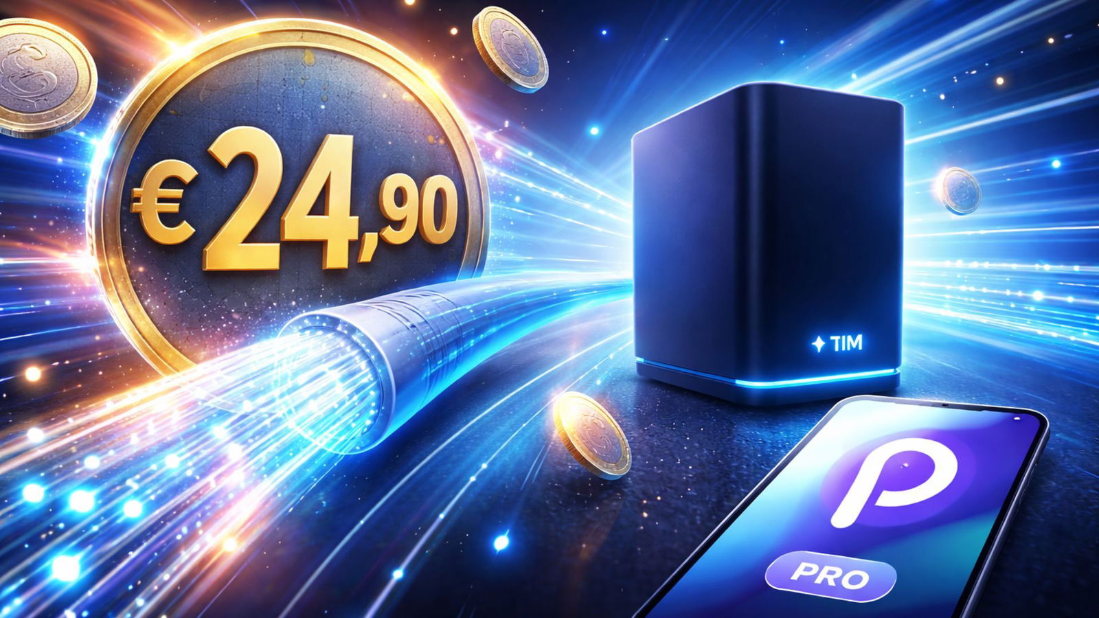 TIM abbassa la fibra a 24,90€: se ti muovi ora hai Perplexity Pro gratis