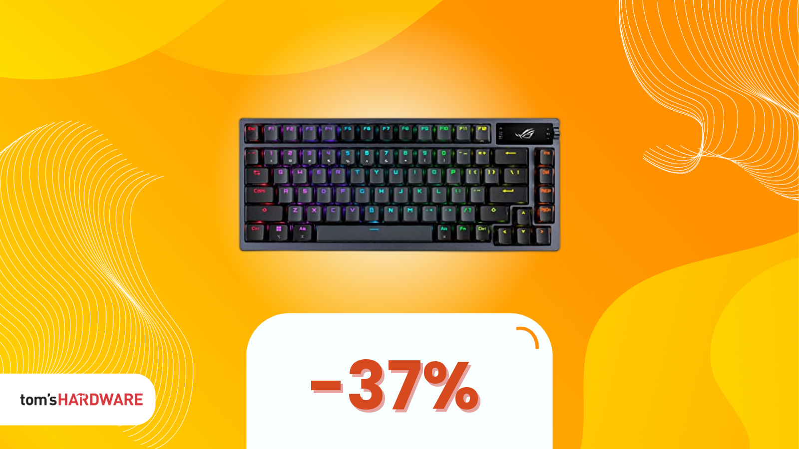 Solo per veri gamer: tastiera Asus ROG a -37%
