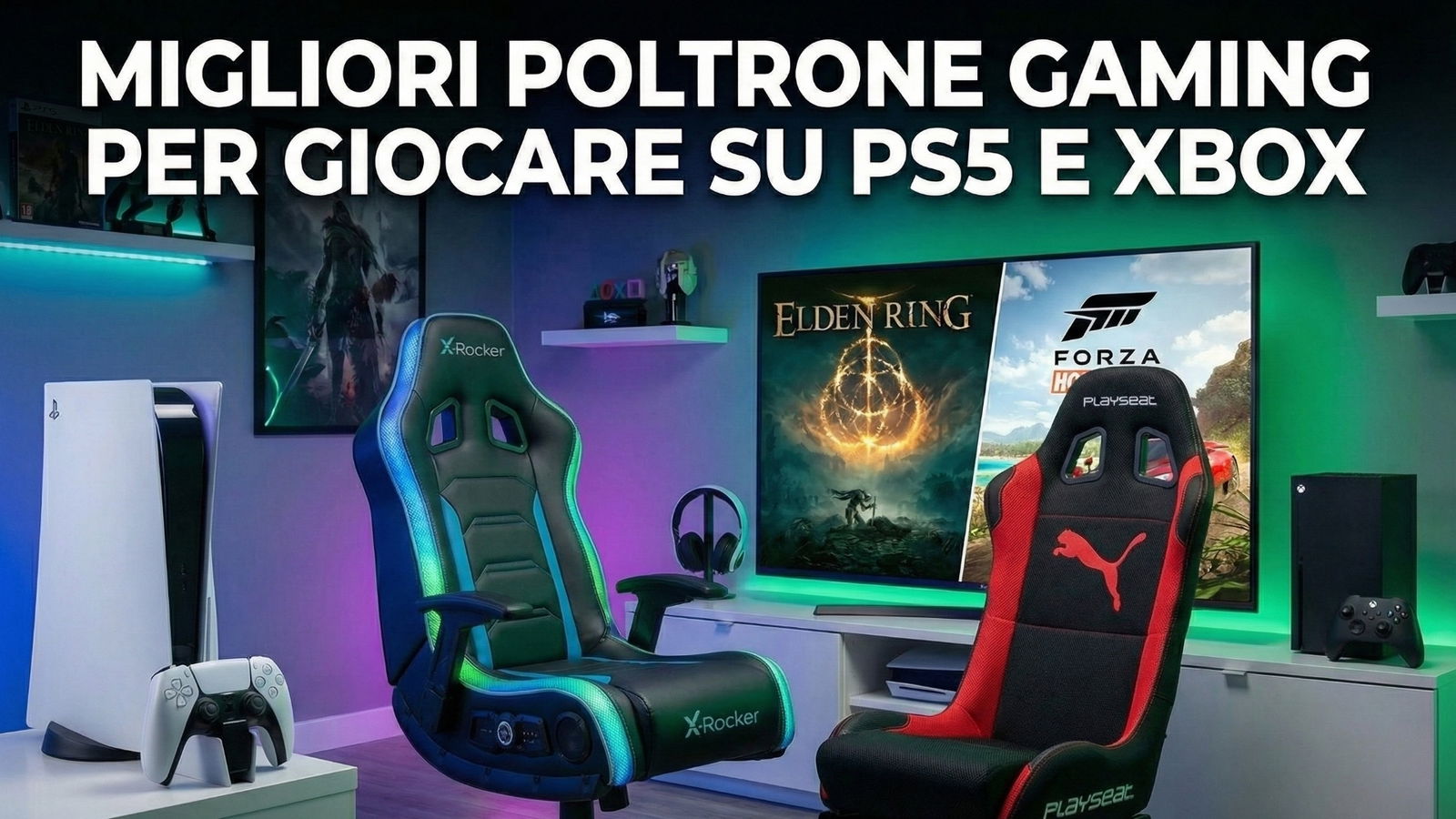 Migliori poltrone gaming per PS5 e Xbox (dicembre 2025)