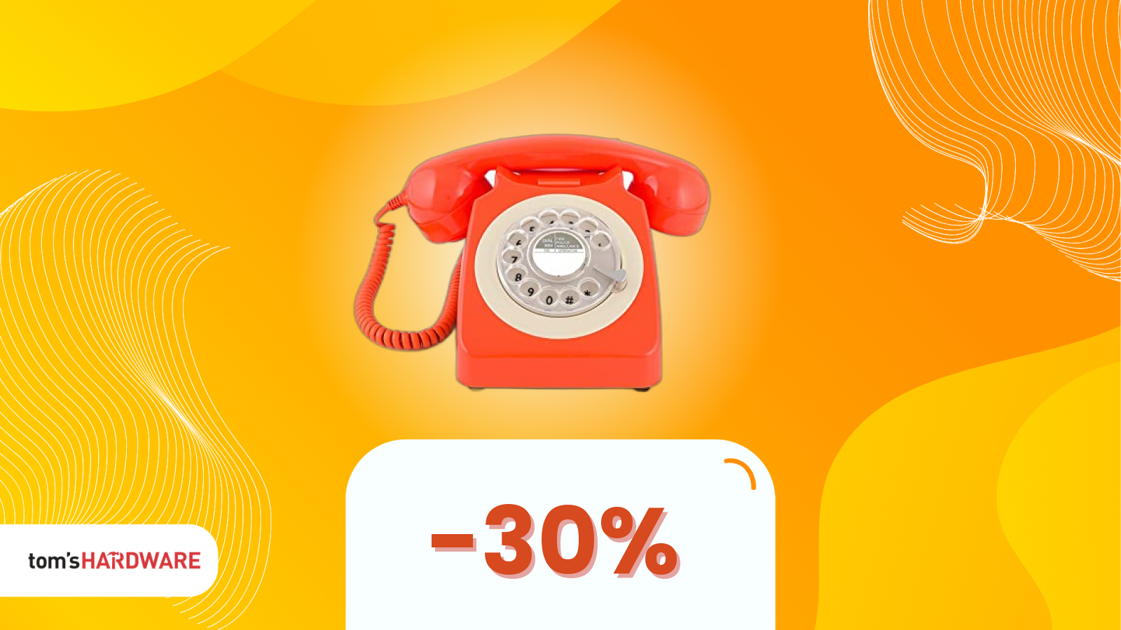 Rivivi gli anni d’oro: Amazon sconta il leggendario telefono con tastiera rotativa