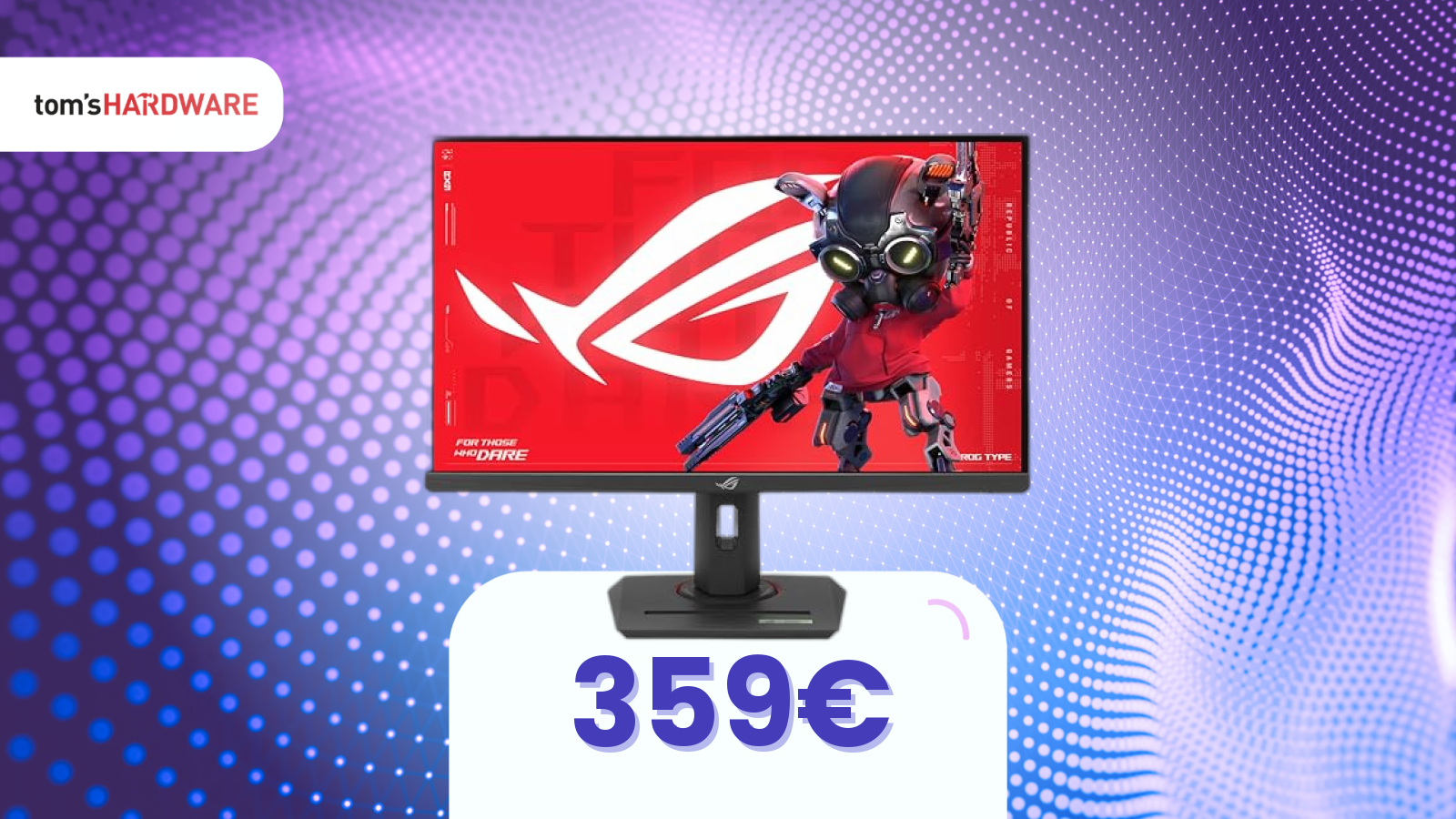 ASUS ROG: il monitor gaming che ora puoi permetterti grazie allo sconto Amazon