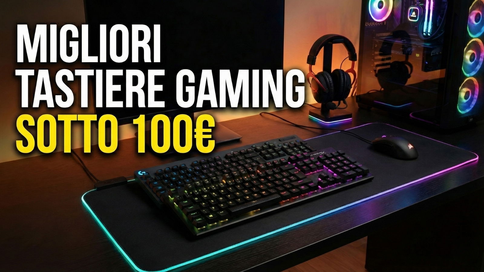 Migliori tastiere gaming sotto 100€ (dicembre 2025)