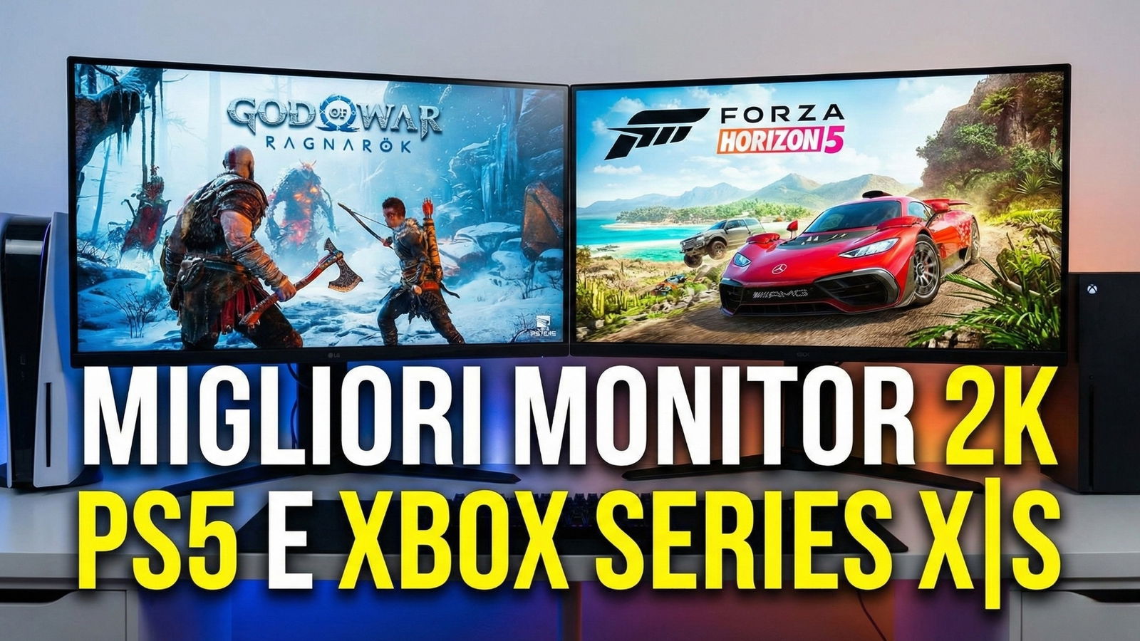Migliori monitor 2K PS5 e Xbox Series X|S (dicembre 2025)