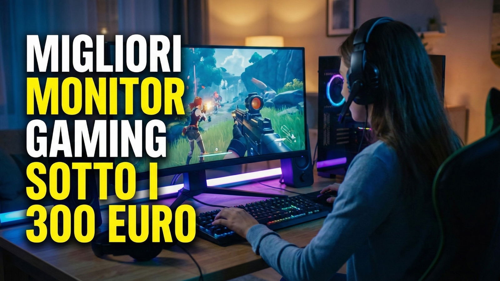 Migliori monitor gaming sotto i 300 euro (dicembre 2025)