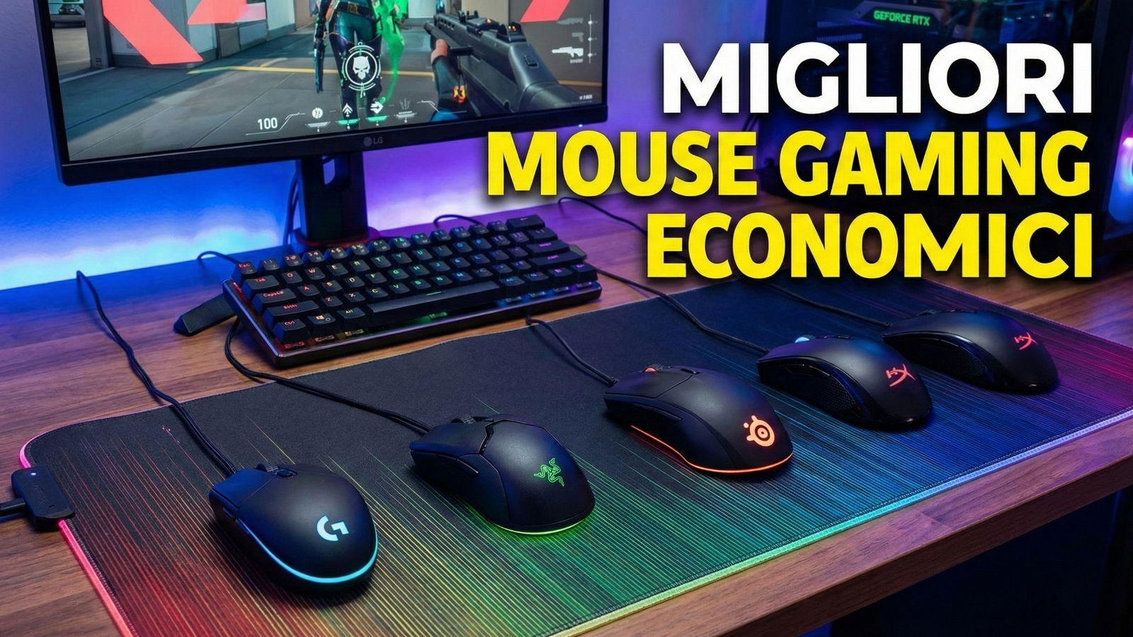Migliori mouse gaming economici (dicembre 2025)