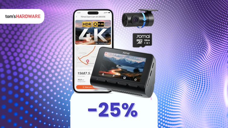 Immagine di Oggi questa dashcam costa solo 10€ in più rispetto al prezzo migliore
