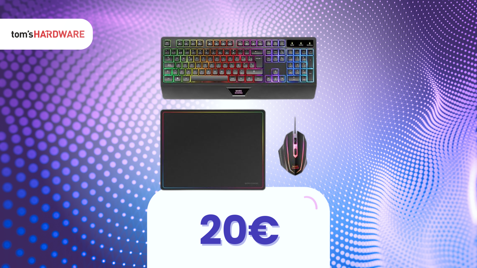 Il kit che fa tutto: mouse, tastiera e tappetino a meno di 20€