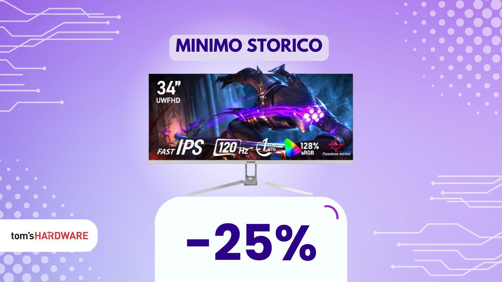 Non pagare troppo per un ultrawide! 34" in offerta a soli 180€
